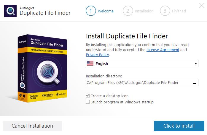 duplicate file finder 설치