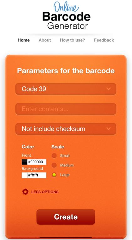 online barcode generator 사이트