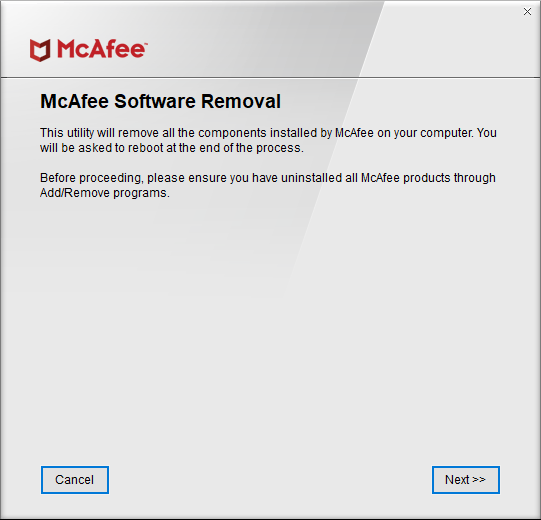 McAfee 삭제 프로그램